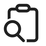 Clipboard Search SVG Icon
